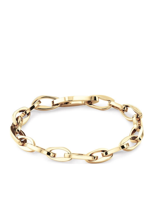 Calvin Klein Γυναικείο Βραχιόλι Αλυσίδα από Ατσάλι Επιχρυσωμένο SKU 35000807 - Image 1