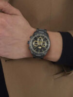 Lacoste Ανδρικό Ρολόι Μπαταρίας με Μαύρο Μεταλλικό Μπρασελέ SKU 2011476