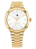 Tommy Hilfiger Γυναικείο Ρολόι 36mm Μπαταρίας με Χρυσό Μεταλλικό Μπρασελέ SKU  1782819 - Image 3