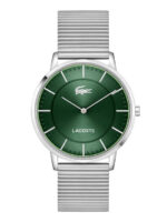 Lacoste Crocorigin Ανδρικό Ρολόι Μπαταρίας με Μεταλλικό Μπρασελέ SKU 2011474