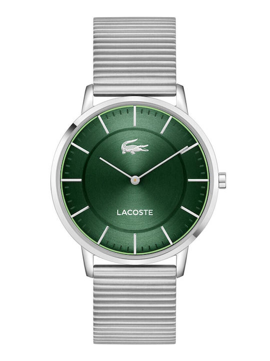 Lacoste Crocorigin Ανδρικό Ρολόι Μπαταρίας με Μεταλλικό Μπρασελέ SKU 2011474 - Image 1