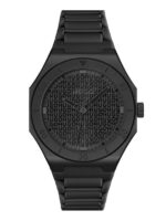 Hugo  BOSS Ανδρικό Ρολόι Μπαταρίας με Μαύρο Καουτσούκ Λουράκι SKU 1530396 - Image 4