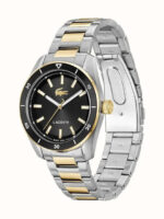 Lacoste Boston Ανδρικό Ρολόι Μπαταρίας με Ασημί Μεταλλικό Μπρασελέ SKU 2011488