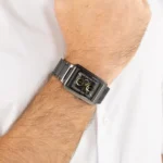 Ρολόι  Boss Boss  Principle Dress Γκρι ορθογώνιο ρολόι με ημερομηνία  SKU  1514319