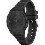 Hugo  BOSS Ανδρικό Ρολόι Μπαταρίας με Μαύρο Καουτσούκ Λουράκι SKU 1530396