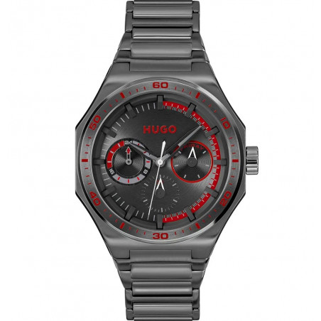 hugo-boss-1530401 (1) Boss Grail Ανδρικό Ρολόι Μπαταρίας με Μαύρο Μεταλλικό Μπρασελέ SKU 1530401 - Image 1