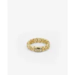 UNISEX Buddha to Buddha Ring 612GV Nathalie XS Gold PLATED - Image 2