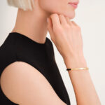 Βραχιόλι Rosefield Lines Crystals Bangle Gold   SKU JBLCG-J1043 - Image 4