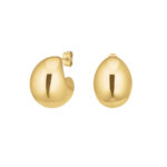 Σκουλαρίκια Rosefield Chunky Half Moon Hoops Gold  SKU JECMG-J976 - Image 3