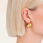 Σκουλαρίκια Rosefield Chunky Half Moon Hoops Gold  SKU JECMG-J976