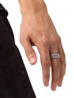 UNISEX BUDDHA TO BUDDHA 600 Nathalie Small Texture Ring Silver - Image 2