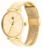 Calvin Klein CK REAL Τριών Χεριών Quartz (42mm) Χρυσό Καντράν / Χρυσό Μπρασελέ από Ανοξείδωτο Ατσάλι PVD SKU  25200549 - Image 6