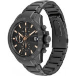 TOMMY HILFIGER Jameson Chrono Black Steel Bracelet SKU  1792218