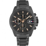 TOMMY HILFIGER Jameson Chrono Black Steel Bracelet SKU  1792218 - Image 3