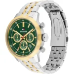 Ανδρικό ρολόι Tommy Hilfiger  με ασημί - χρυσό μπρασελέ   SKU  1710754 - Image 3