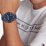 Tommy Hilfiger  Ανδρικά Ρολόγια  Regatta Blue Rubber Strap   SKU 1792232