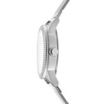 DKNY Γυναικείο Ρολόι Μπαταρίας με Ασημί Μεταλλικό Μπρασελέ - Image 4