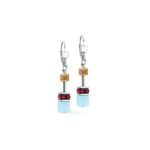 COEUR de LION Σκουλαρίκια GeoCUBE® Iconic Love Energy silver, Stainless Steel   SKU 2838/20-1592