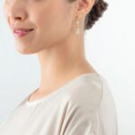 COEUR de LION Σκουλαρίκια GeoCUBE® Iconic Nature gold white, Stainless Steel  SKU 3018/21-1416 - Image 2