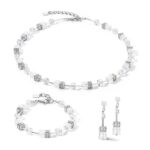 COEUR de LION Σκουλαρίκια GeoCUBE® Iconic Nature silver-white, Stainless Steel   SKU 3018/21-1417 - Image 4