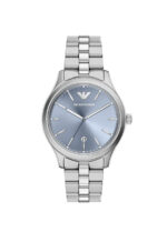 Εμπορίο Αρμάνι Ρολόι χειρός  από ατσάλι σε μεταλλικό γκρι χρώμα  SKU AR11748