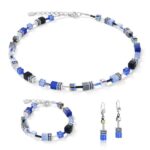 COEUR DE LION Κολιέ GeoCUBE® σε μπλε κοβαλτίου  SKU  4014/10-0712 - Image 4