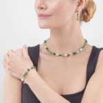 COEUR de LION Βραχιόλι GeoCUBE® Iconic Precious bracelet green, Stainless Steel  SKU  4905/30-0500 - Image 2