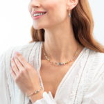 Σκουλαρίκια Couer de Lion Cube Aura σε παστέλ χρυσό   SKU 2104/21-1576 - Image 5