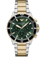 Ρολόι EMPORIO ARMANI World Explorer Solar Chronograph Stainless Steel Bracelet SKU AR11695