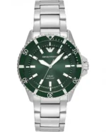 Ρολόι EMPORIO ARMANI World Explorer Solar Silver Stainless Steel Bracelet SKU AR11698