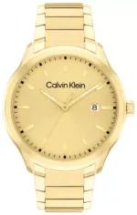 Calvin Klein Define Ανδρικό Ρολόι 43mm Χρονογράφος Μπαταρίας με Χρυσό Μεταλλικό Μπρασελέ  SKU 25200349 - Image 5