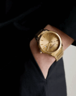 Calvin Klein Define Ανδρικό Ρολόι 43mm Χρονογράφος Μπαταρίας με Χρυσό Μεταλλικό Μπρασελέ  SKU 25200349 - Image 3