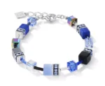 Coeur de Lion GeoCUBE® Βραχιόλι Cobalt Blue  SKU  4014/30-0712
