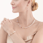Coeur de Lion GeoCUBE® Precious Fusion Pearls necklace multicolour pastel   SKU 5086/10-1522 - Image 3