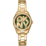 DKNY Logo Γυναικείο Ρολόι Μπαταρίας με Χρυσό Μεταλλικό Μπρασελέ  SKU DK1L145M0065 - Image 4