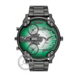 Diesel Ανδρικό Ρολόι 54mm Χρονογράφος Μπαταρίας με Γκρι Μεταλλικό Μπρασελέ SKU DZ7488