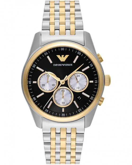 EMPORIO-ARMANI-AR11713_1 Ρολόι EMPORIO ARMANI Antonio Chronograph Two Tone Stainless Steel Bracelet SKU AR11713 - Image 1