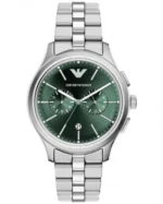 Ρολόι EMPORIO ARMANI Dario Chronograph Silver Stainless Steel Bracelet SKU AR11746