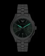 Ρολόι EMPORIO ARMANI Dario Chronograph Silver Stainless Steel Bracelet SKU AR11746 - Image 5