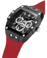 Άνδρικo Ρολόι GUESS Phoenix Red Rubber Strap SKU GW0203G4