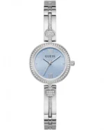 Γυναικεία Ρολόι GUESS Lovely Crystals Silver Stainless Steel Bracelet SKU GW0655L4 - Image 3