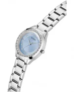 Γυναικεία Ρολόι GUESS Charlotte Crystals Silver Stainless Steel Bracelet SKU GW0767L6 - Image 4