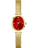 Γυναικεία Ρολόι GUESS Ruby Crystals Gold Stainless Steel Bracelet SKU GW0935L4 - Image 4