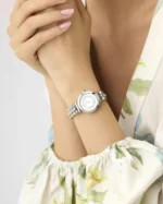 Γυναικεία Ρολόι GUESS Leena Crystals Silver Stainless Steel Bracelet SKU GW0994L1 - Image 8