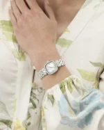 Γυναικεία Ρολόι GUESS Hazel Crystals Silver Stainless Steel Bracelet SKU GW1018L1 - Image 4