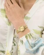 Γυναικεία Ρολόι GUESS Hazel Crystals Gold Stainless Steel Bracelet SKU GW1018L2 - Image 2