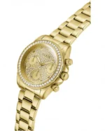 Γυναικεία Ρολόι GUESS Victoria Crystals Gold Stainless Steel Bracelet SKU GW1037L2 - Image 4