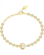 GUESS Aurora Stainless Steel Bracelet with Zircons SKU JUBB06235JWYGL