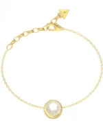 Γυναικείο βραχιόλι GUESS Moon Drops από ανοξείδωτο ατσάλι με ζιργκόν SKU JUBB06246JWYGL