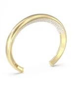 Γυναικείο βραχιόλι χειροπέδα GUESS Moon Drops από ανοξείδωτο ατσάλι SKU JUBB06251JWYGL - Image 2